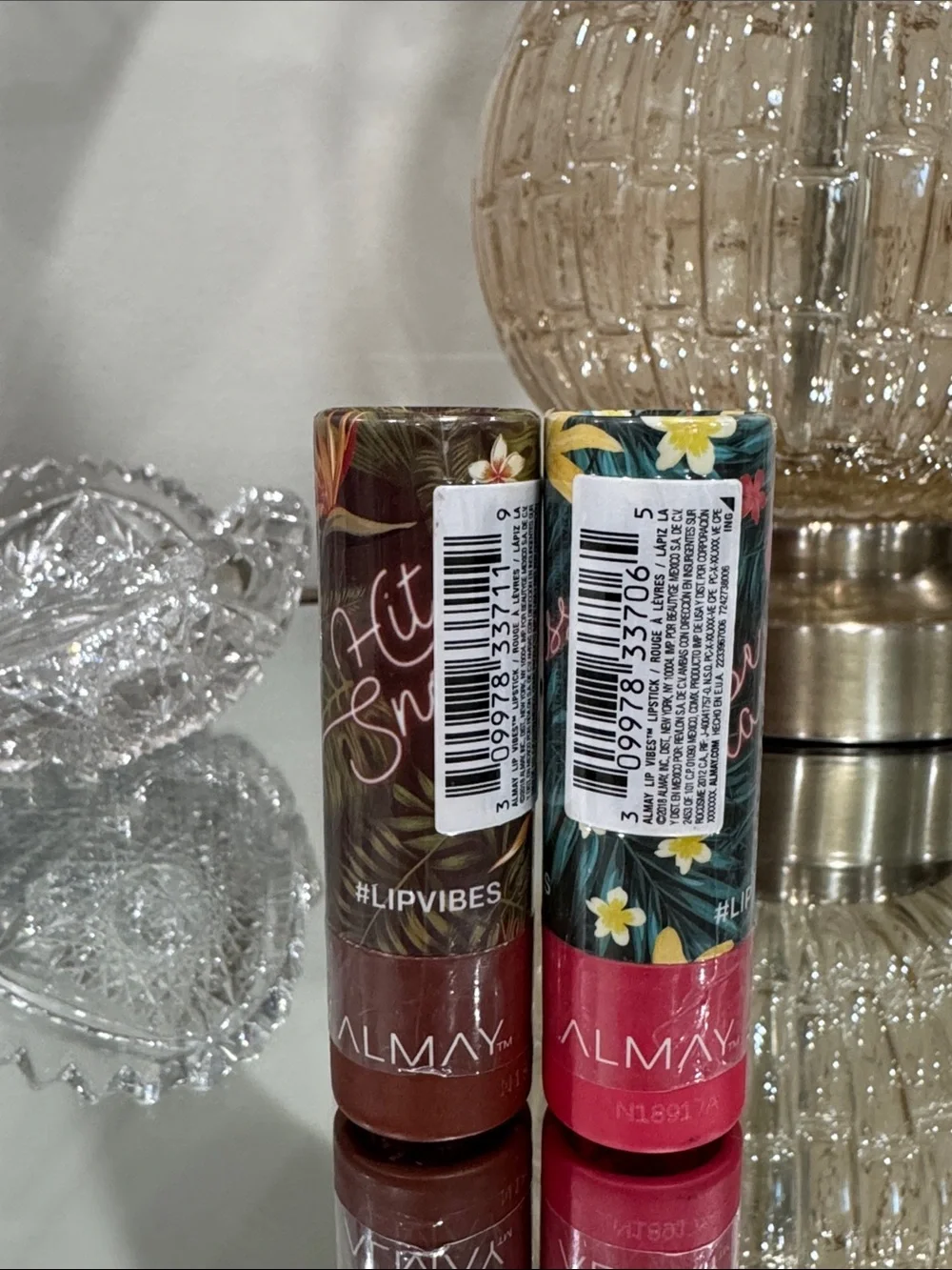 NEW Almay Lip Vibes Lipstick Bundle of 2 Lippies Hit Snooze + Be Fearless Pink